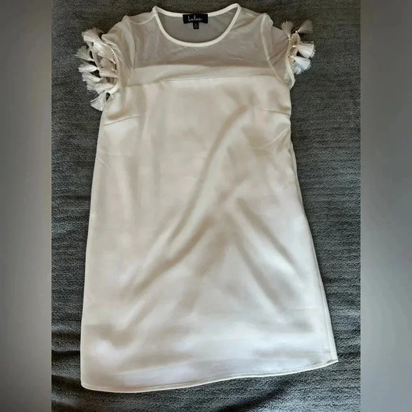 Iced Latte White Shift Dress size small - Picture 8 of 12